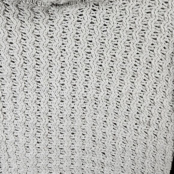 Banana Republic Sweater Women's Size S Light Grey Wool Alpaca Blend Cowl Neck - Picture 3 of 8